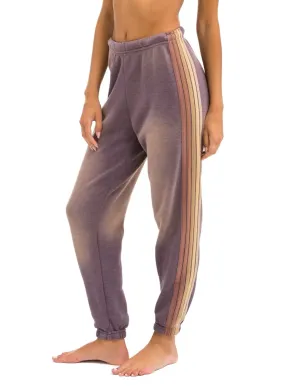 ReinforcedHemline Stretch Comfort 5 Stripe Sweatpants, Faded Mocha
