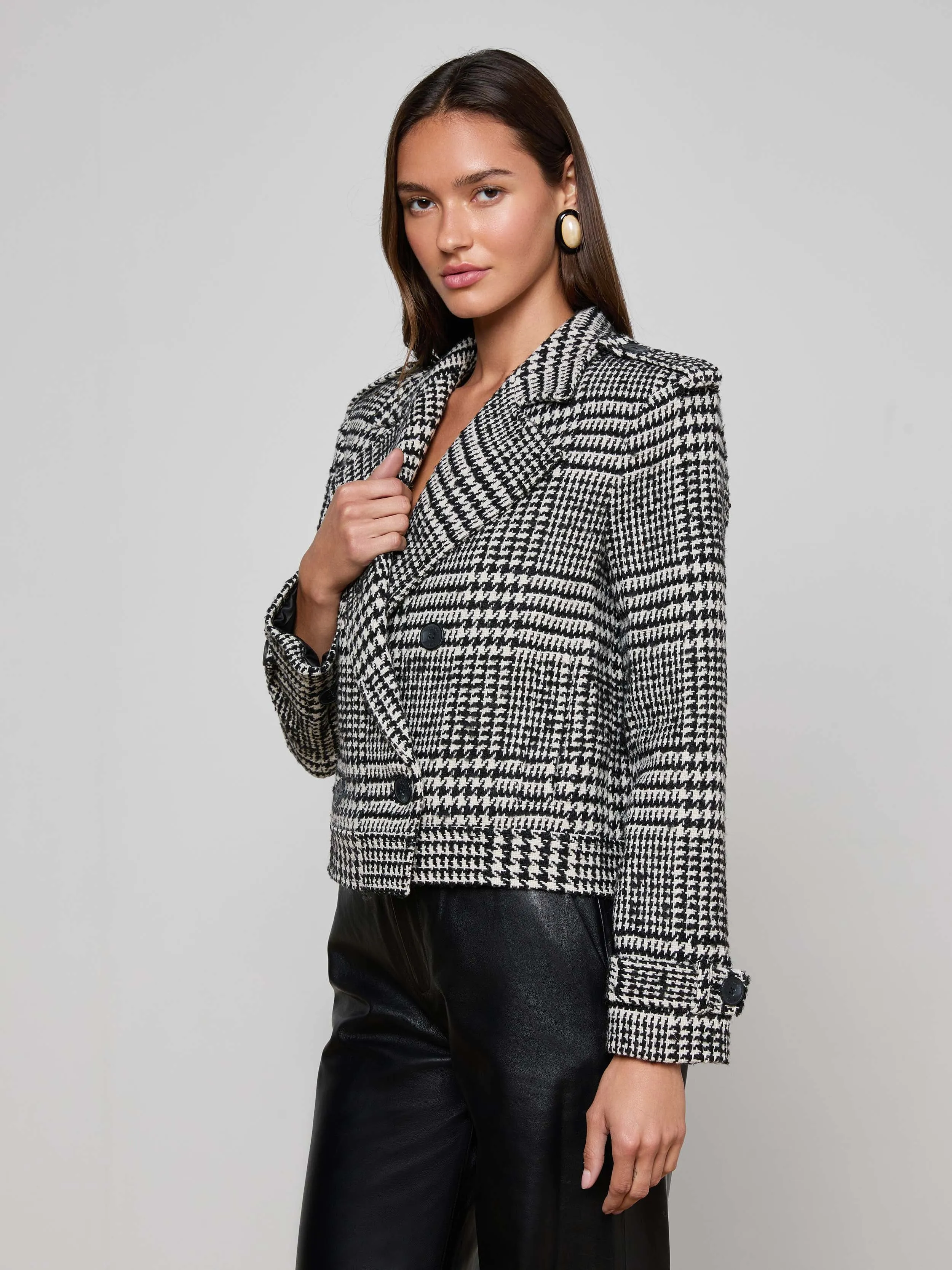 Anti Static Treatment Low Bulk High Warmth Xoey Cropped Trench Coat