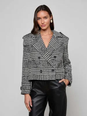 Trendy Must Have RibbedTrims Xoey Cropped Trench Coat