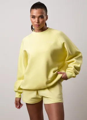 Gym King 365 Raglan Sleeve Crew - Sherbet Lemon Anti-pilling