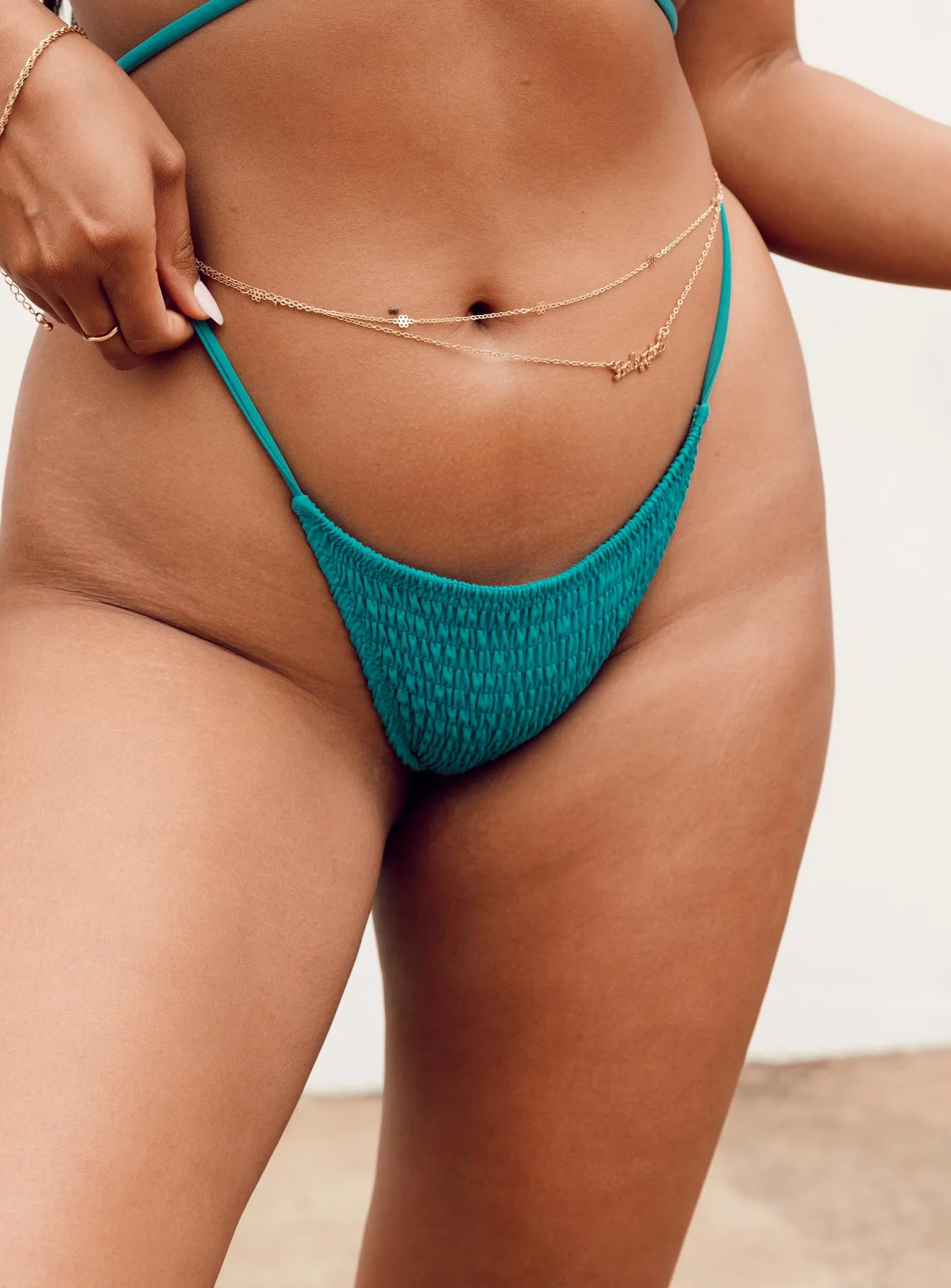 Seaside Style Ava Bikini Bottoms Blue