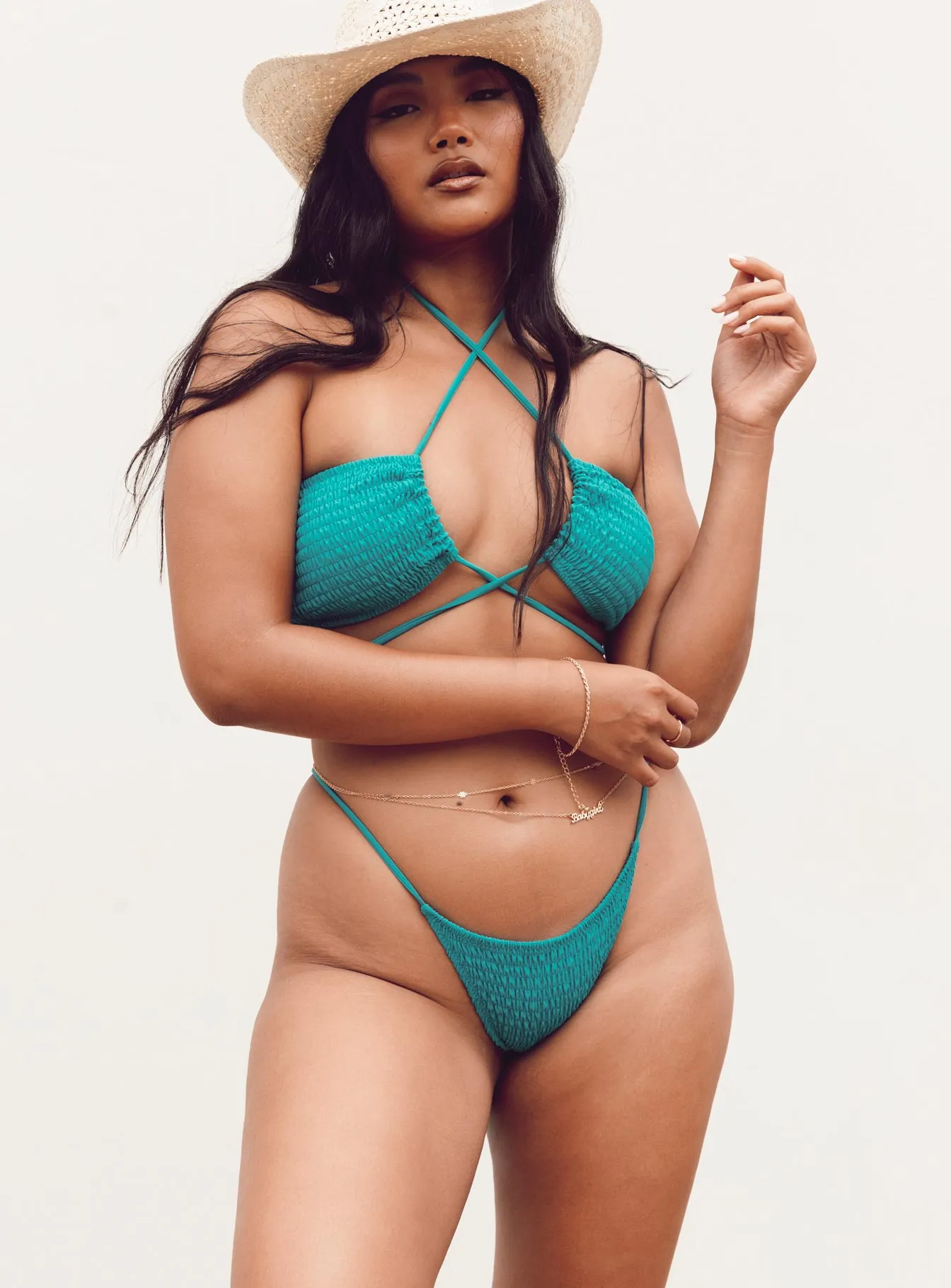 Non-restrictive Ava Bikini Bottoms Blue