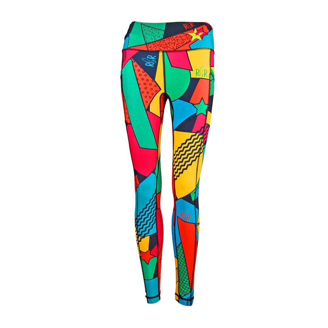 Unisex Leggings | Totes Ace Summer Wear Fade Resistant Non-Restrictive Fit