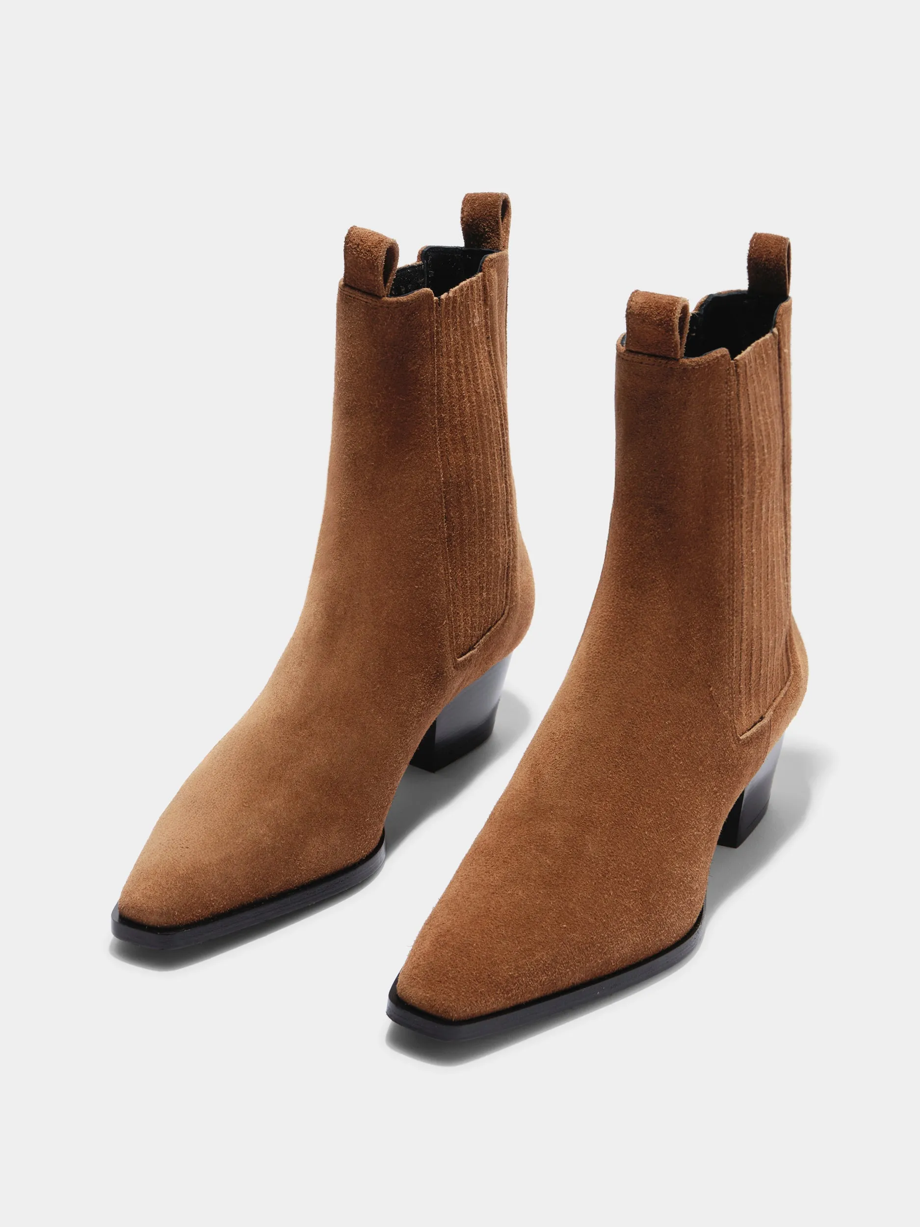 Agata Suede Ankle Boots Waterproof Work Commute All Activity