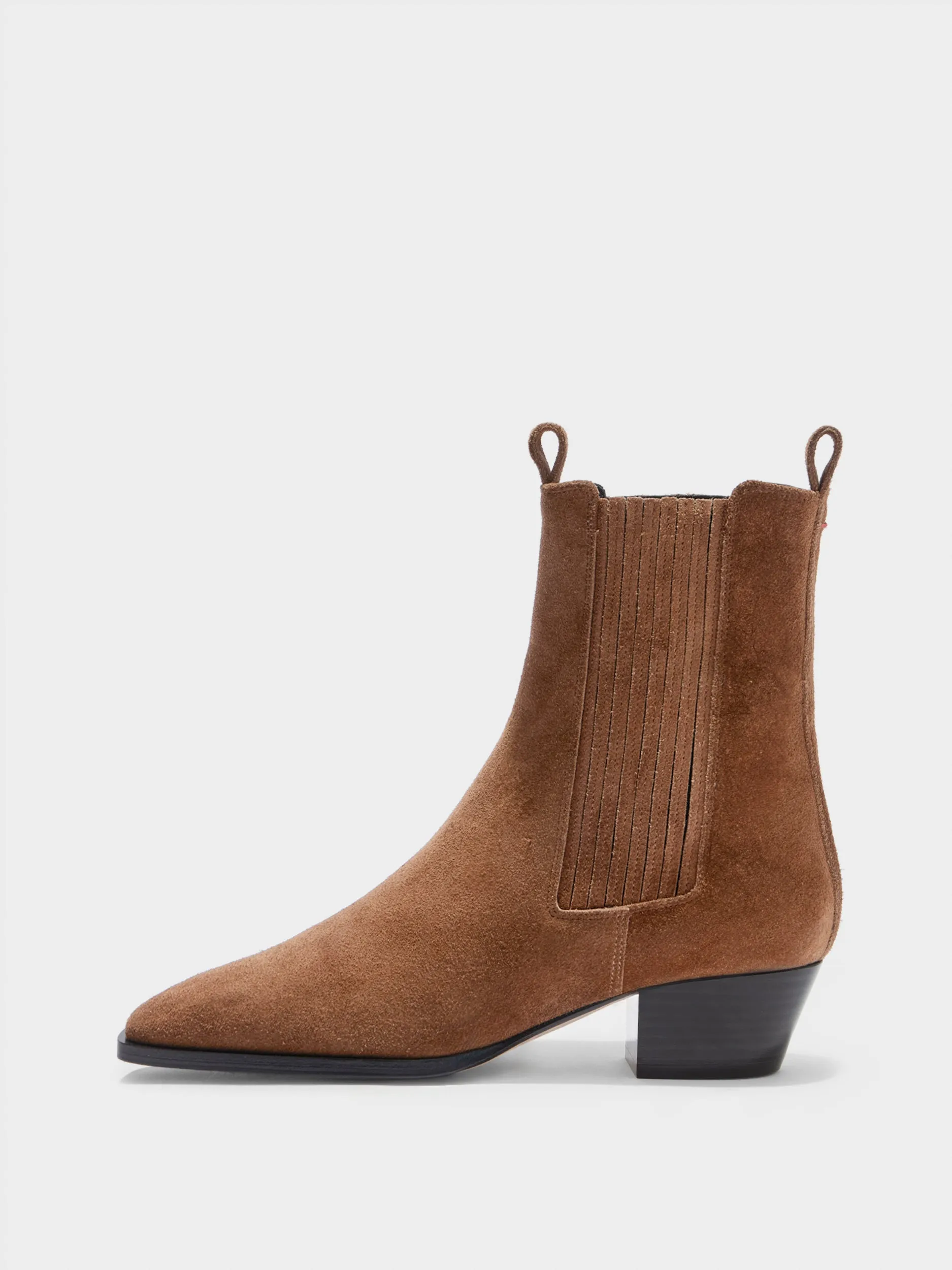 Distressed finish Agata Suede Ankle Boots