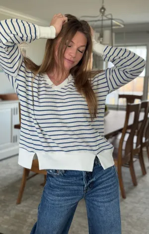 Royal V Neck Top Cozy Texture