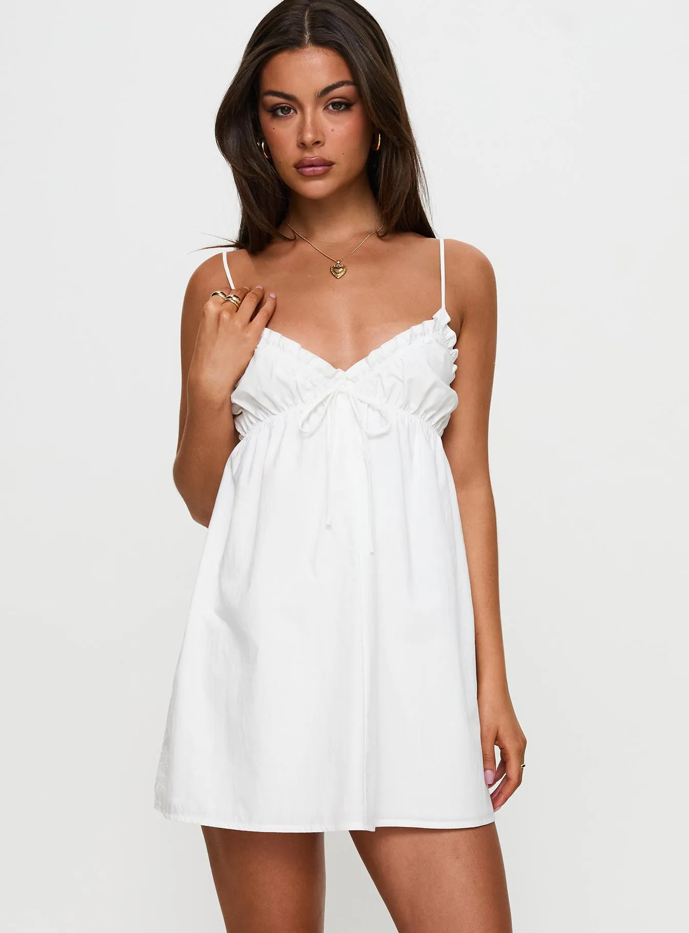 Alchemy Mini Dress White All weather All Time Fit