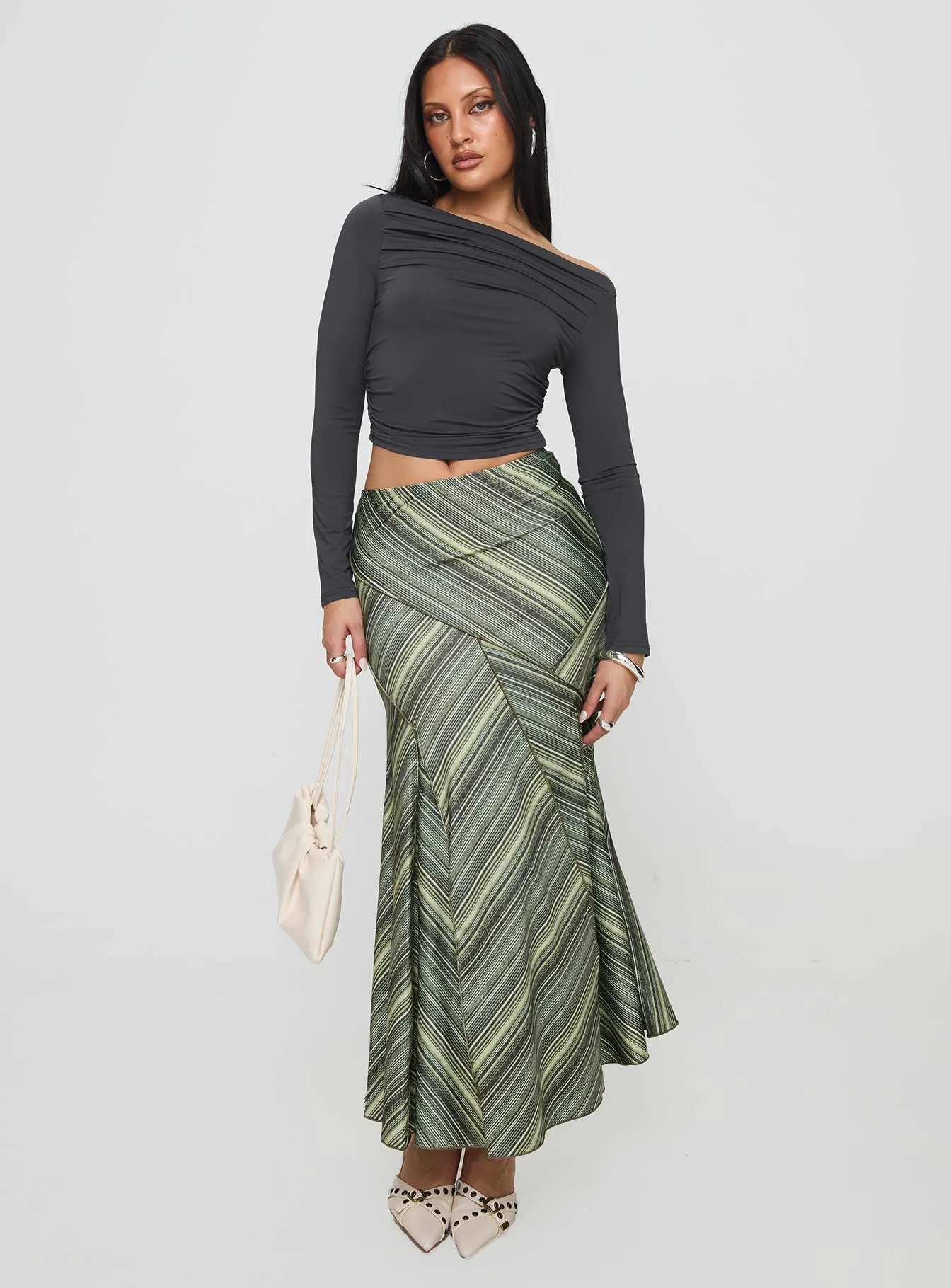 Relaxed Vibe Alwin Midi Skirt Multi