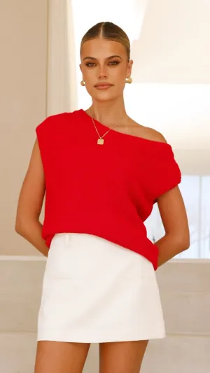 Daily Ready Fall Outfit Amiri Top - Red