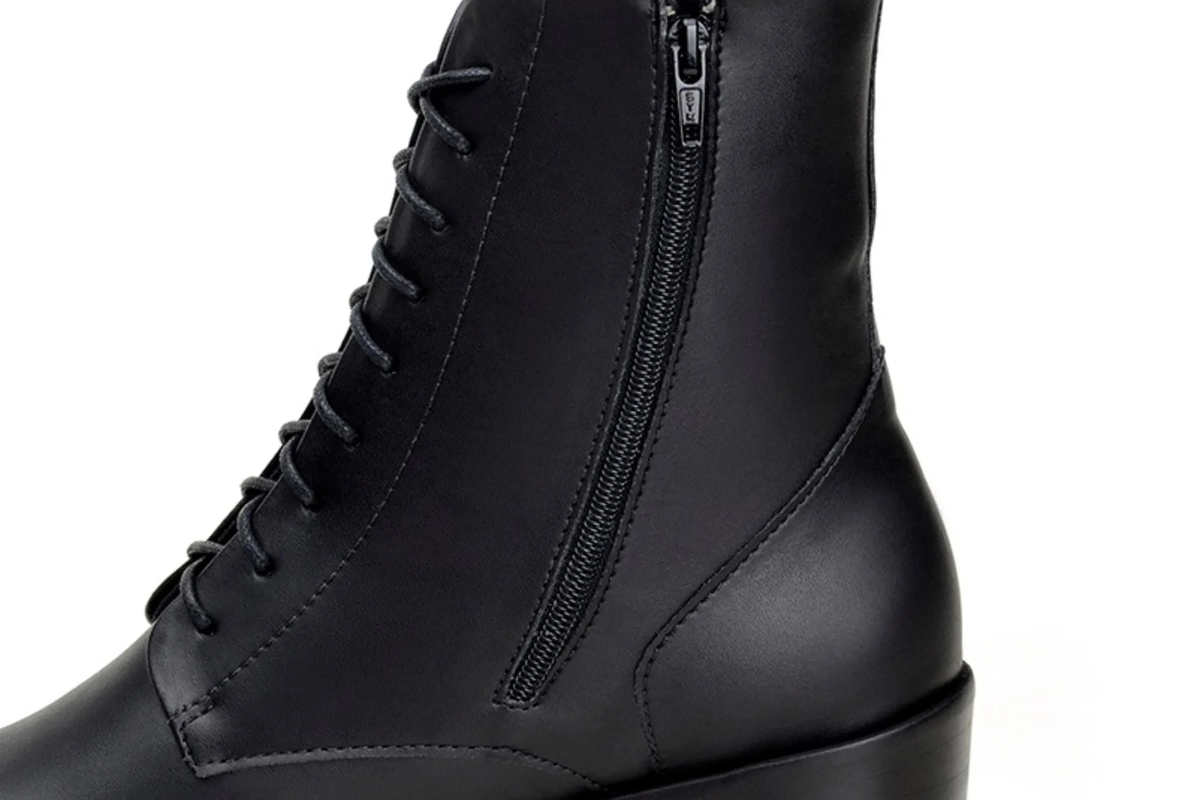 'Andrea' Women's Vegan Boots by Ahimsa - black abrasion resistant coating Protective Gear