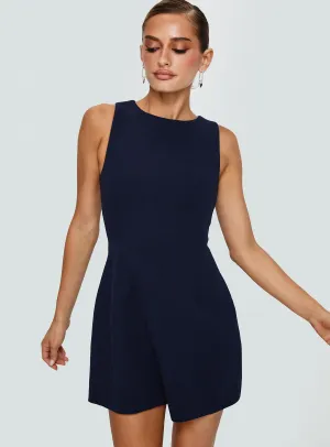 Anse Mini Dress Navy All Time