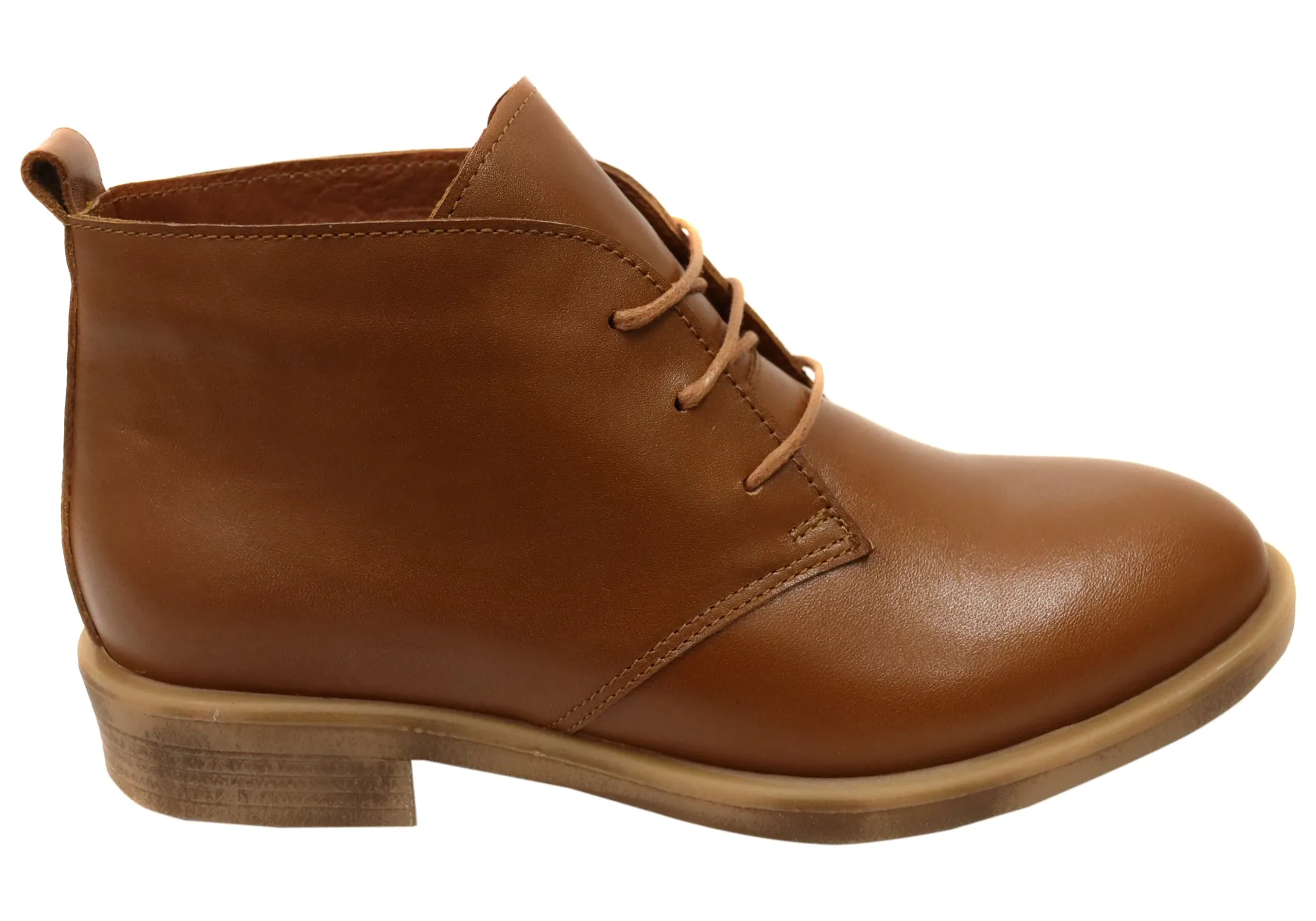 Field Work Mid Cut Orizonte Ajorn Womens European Comfortable Leather Ankle Boots