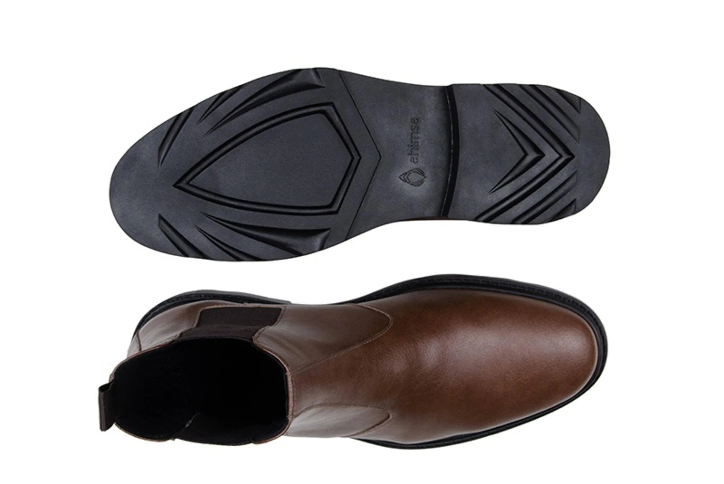 'Work Chelsea' Unisex Chelsea vegan boots by Ahimsa - cognac Breathable Comfort Seeker Durable Grip