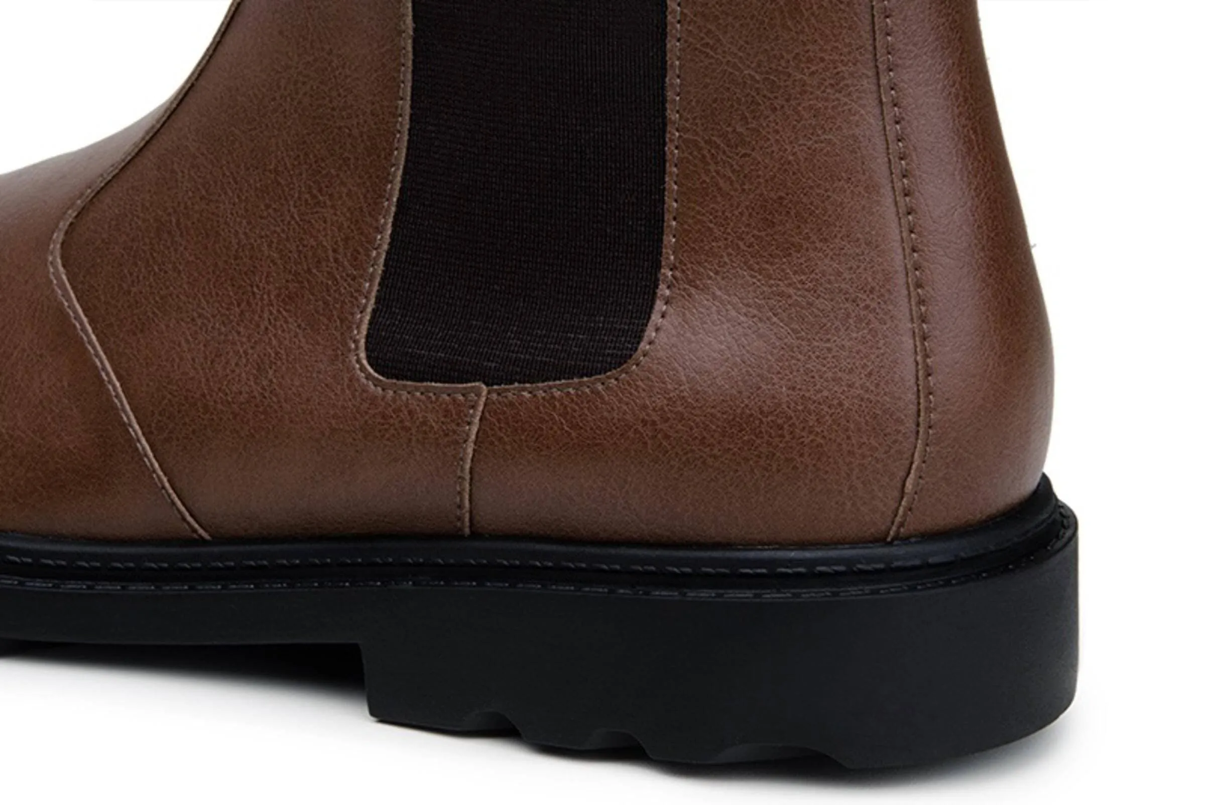'Work Chelsea' Unisex Chelsea vegan boots by Ahimsa - cognac Shock-absorbing Slip On Convenience