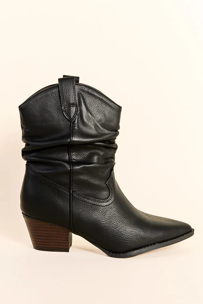 Kit Black Scrunch Western Boots Brave Path EverydayUse