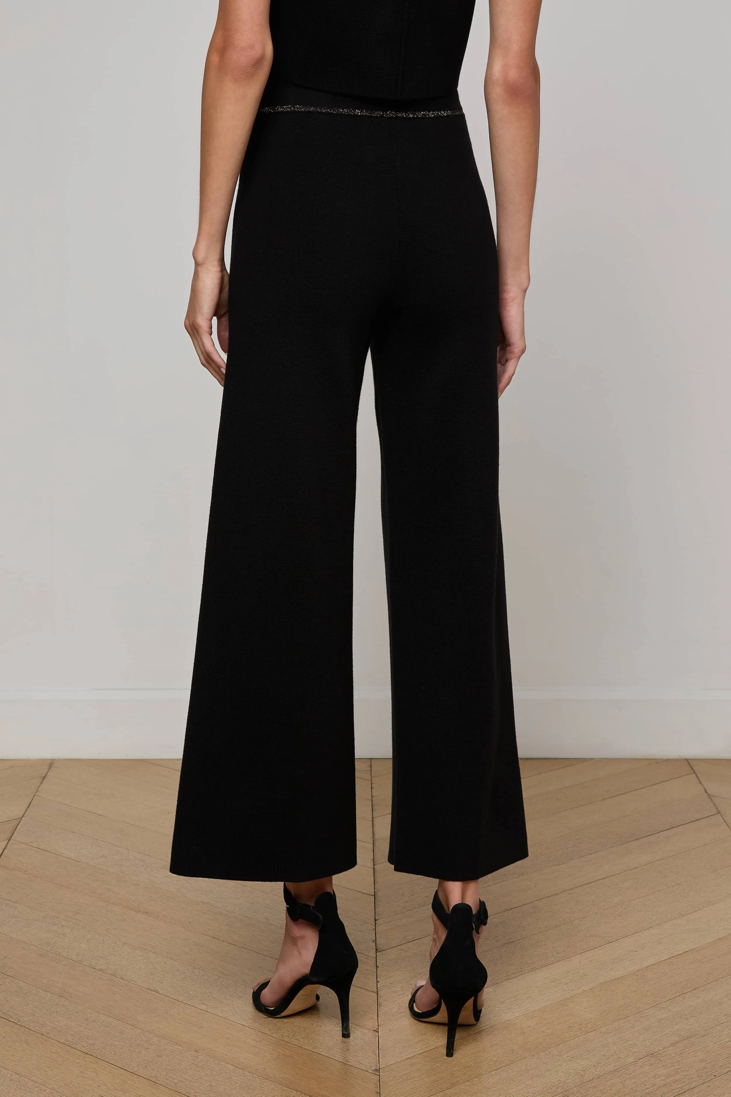 Anti Odor Treatment Madrid Wide Leg Knit Pant