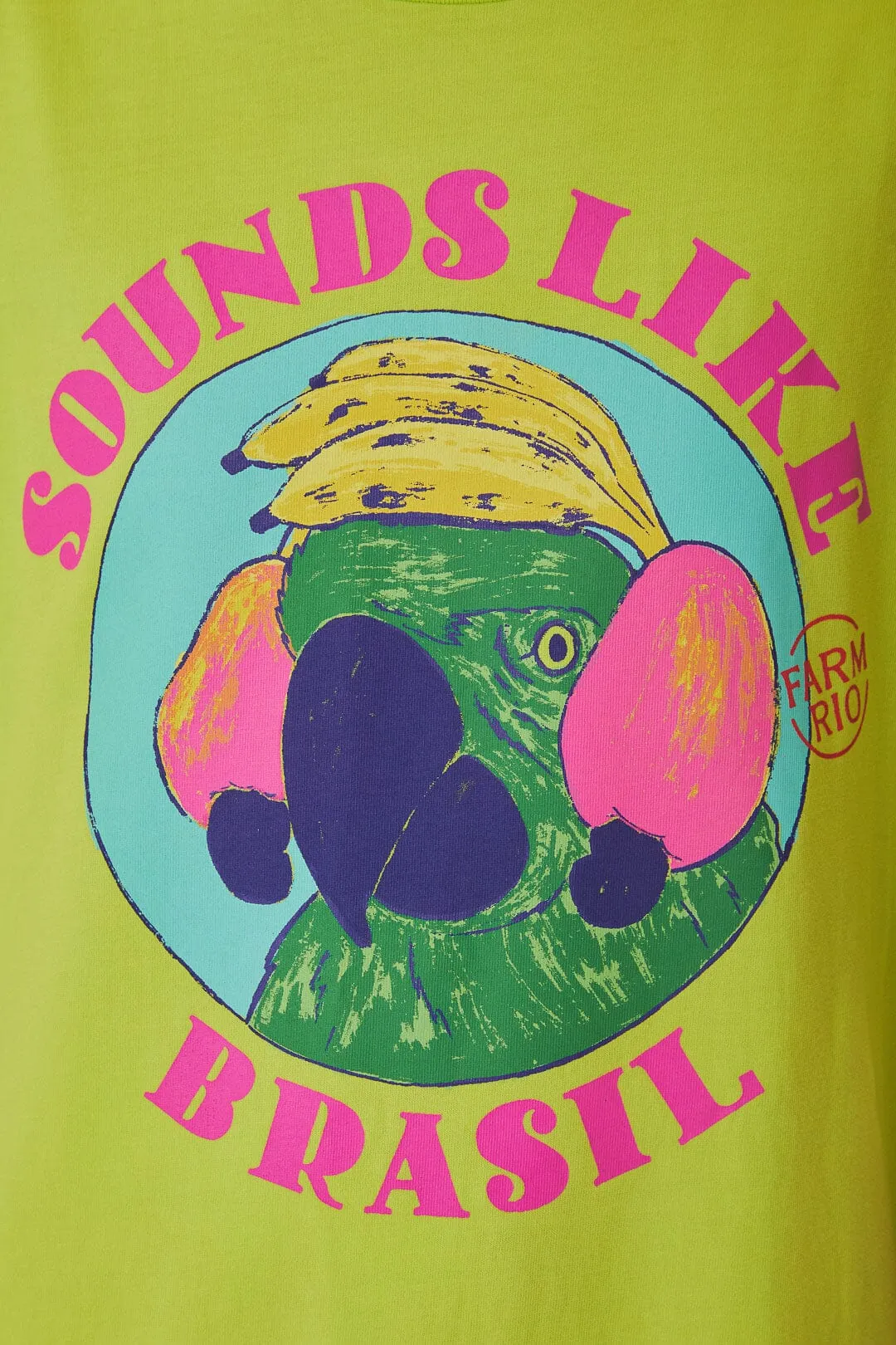 Timeless Appeal Durable Stitching Green Sounds Like Brasil Organic Cotton T-Shirt