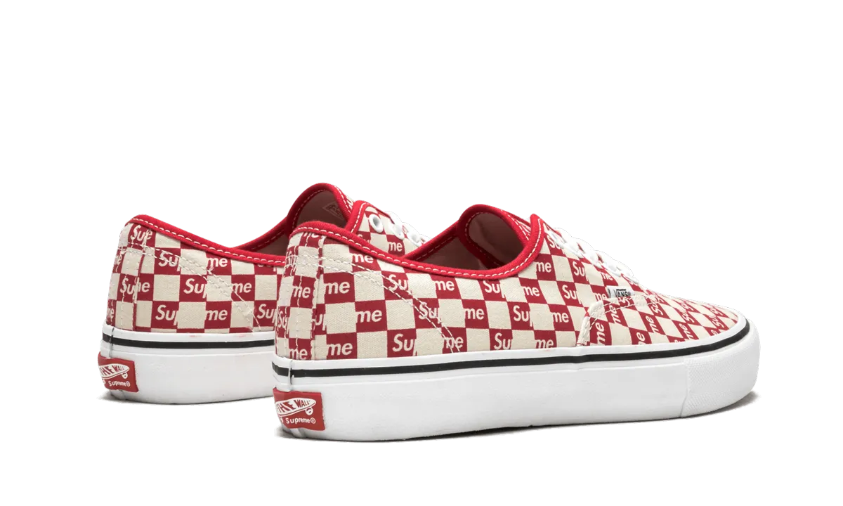 Smooth Finish Authentic Pro "Supreme - Checkered Red 2016"