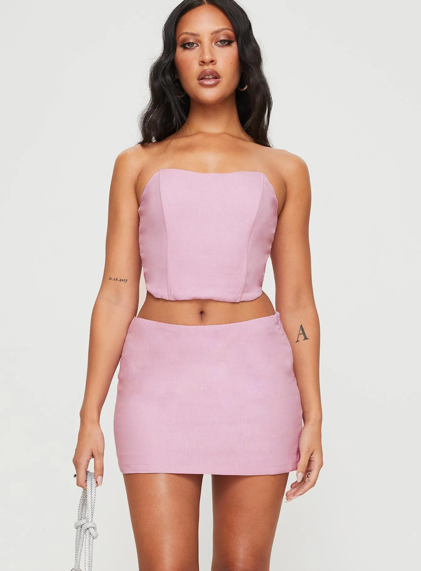 Banard Set Pink Polka Dot Cozy Finish