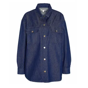 Barbour Womens Cassie Shirt Dark Indigo Wash warm glow Lounge Wear