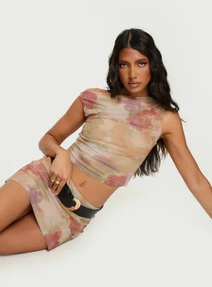 Clean Fit Button Fastenings Mahlari Set Floral