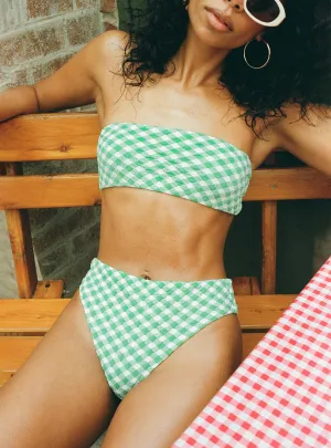 Bellview Bikini Bottom Green adult style Eco Friendly Dye Process