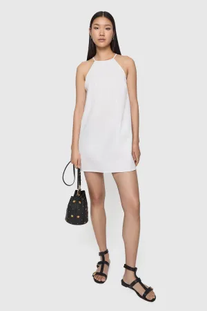 Beth Smocked Mini Dress Smart Blend