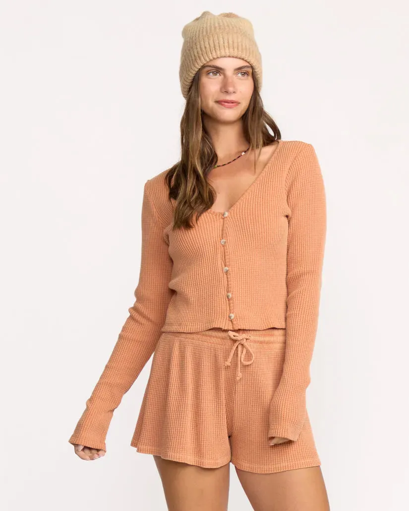 Billabong Womens Shirt Paxton Long Sleeve Top Casual Day Wear