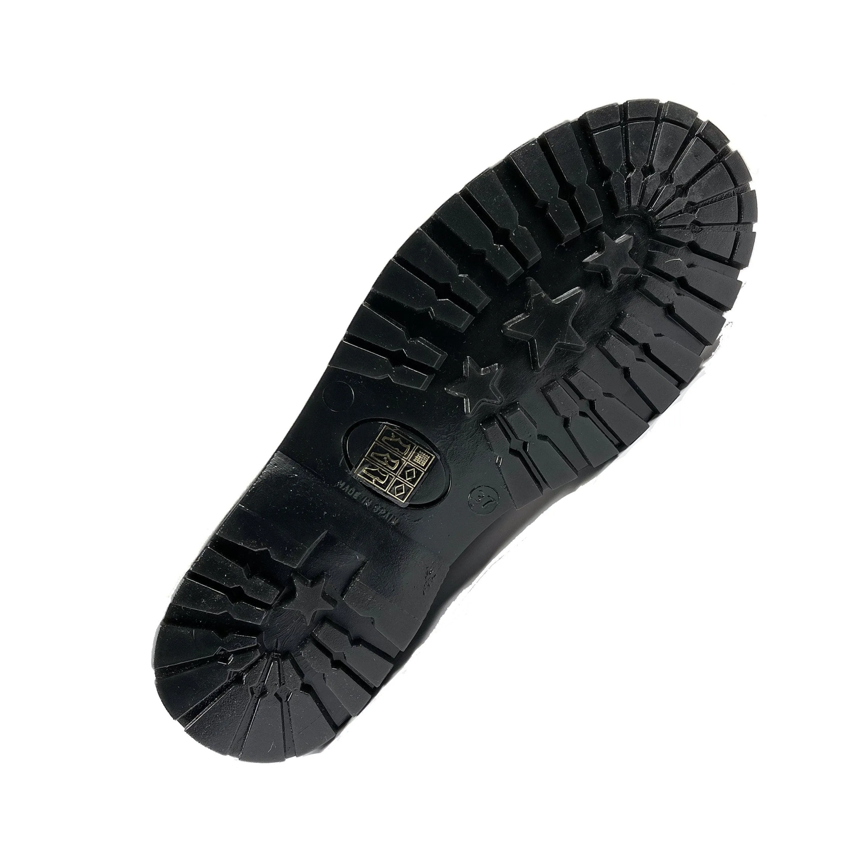 'Billie' vegan combat boot by Zette Shoes - white croc Stable Ankle Seamless Interior