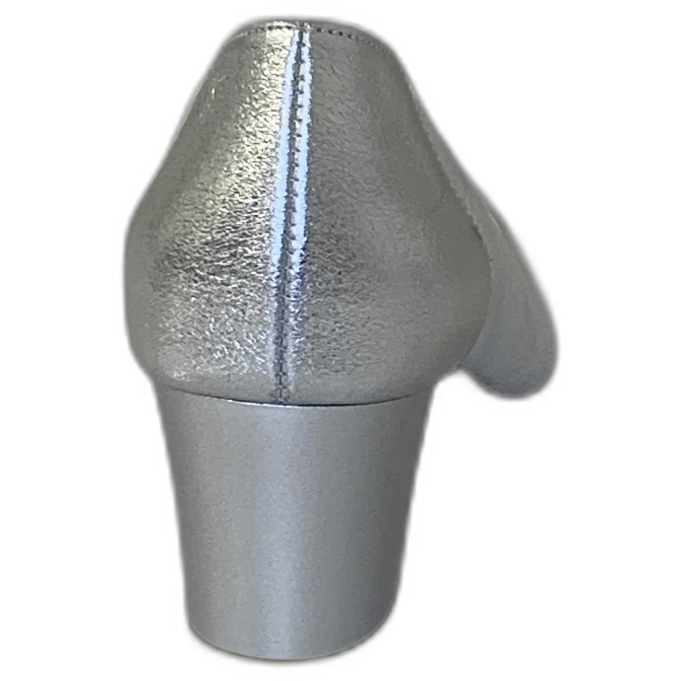 Bioeco Womens Shoe 5527 Silver Leather Everyday Edge Lace Up