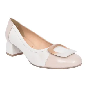 Evening Pumps Bioeco Womens Shoe 6631 Beige Patent