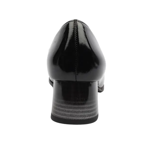 Bold Wedding Heels Slip On Style Bioeco Womens Shoe 6640 Black Patent