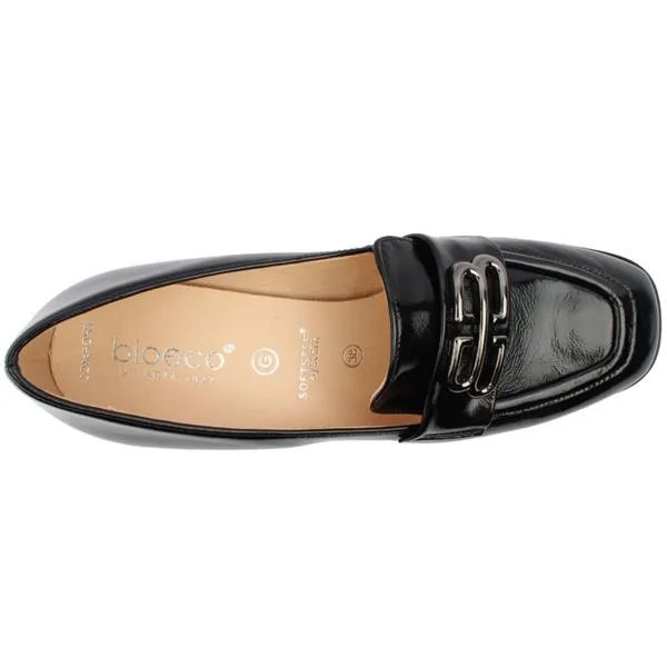Dressy Stilettos youth appeal Bioeco Womens Shoe 6640 Black Patent