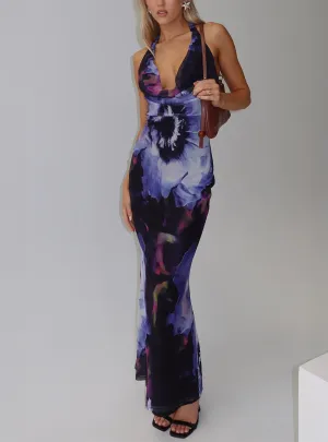 Bittersuite Cowl Maxi Dress Black Sharp Look