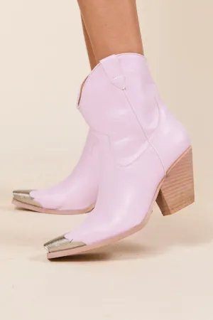 Brayden Purple Cowboy Boots Comfortable Step Rough Path