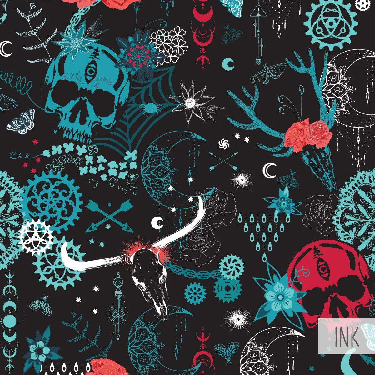 Unisex Leggings | Ink Mesh Panel Studio Practice