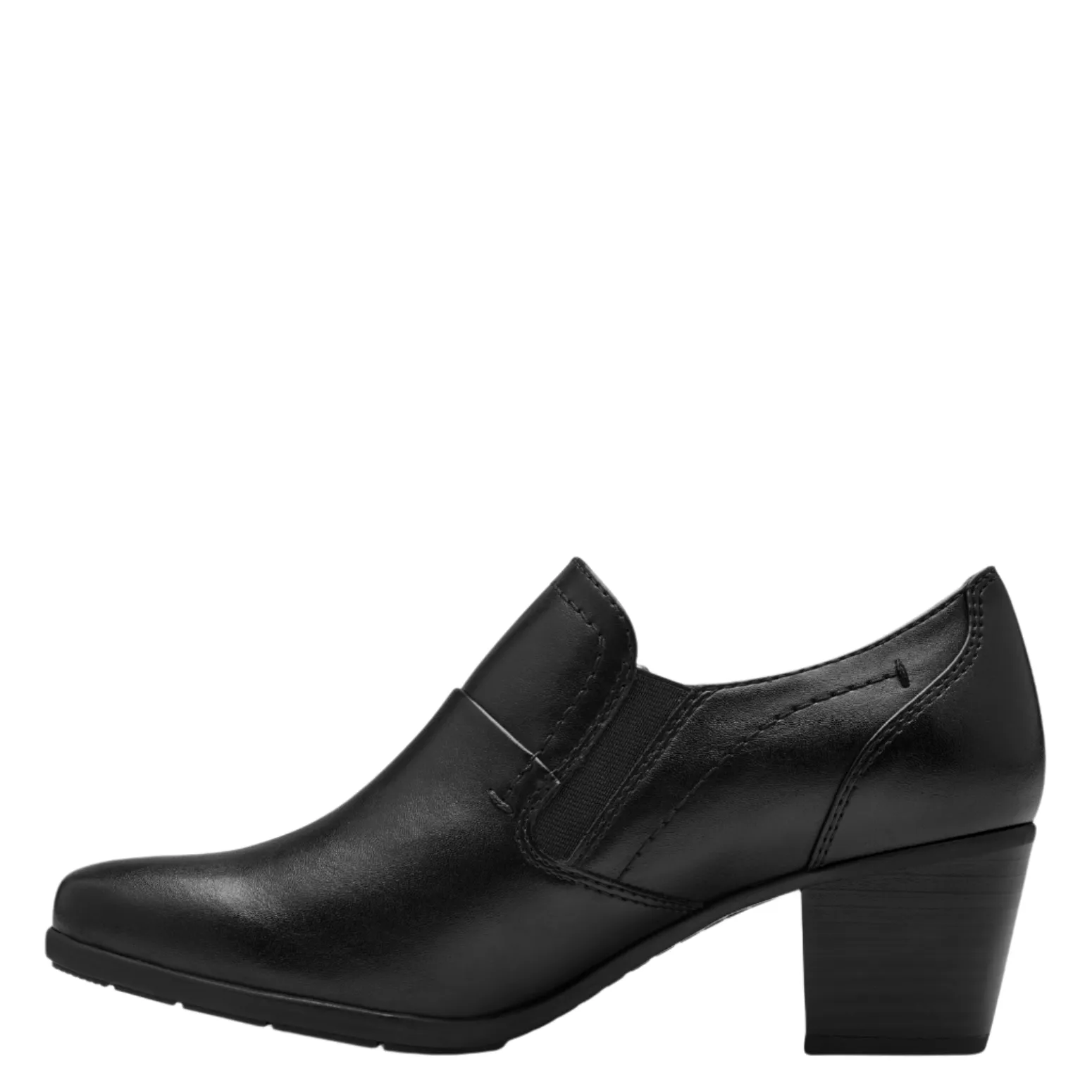 Glossy Finish Modern Design Jana Womens Shoe 8-24469 Black