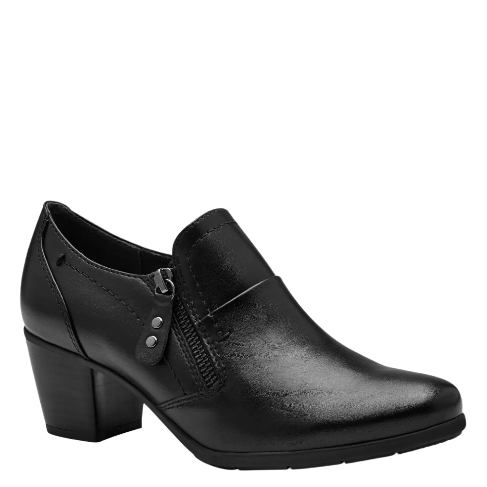 Jana Womens Shoe 8-24469 Black Statement Heels Refined