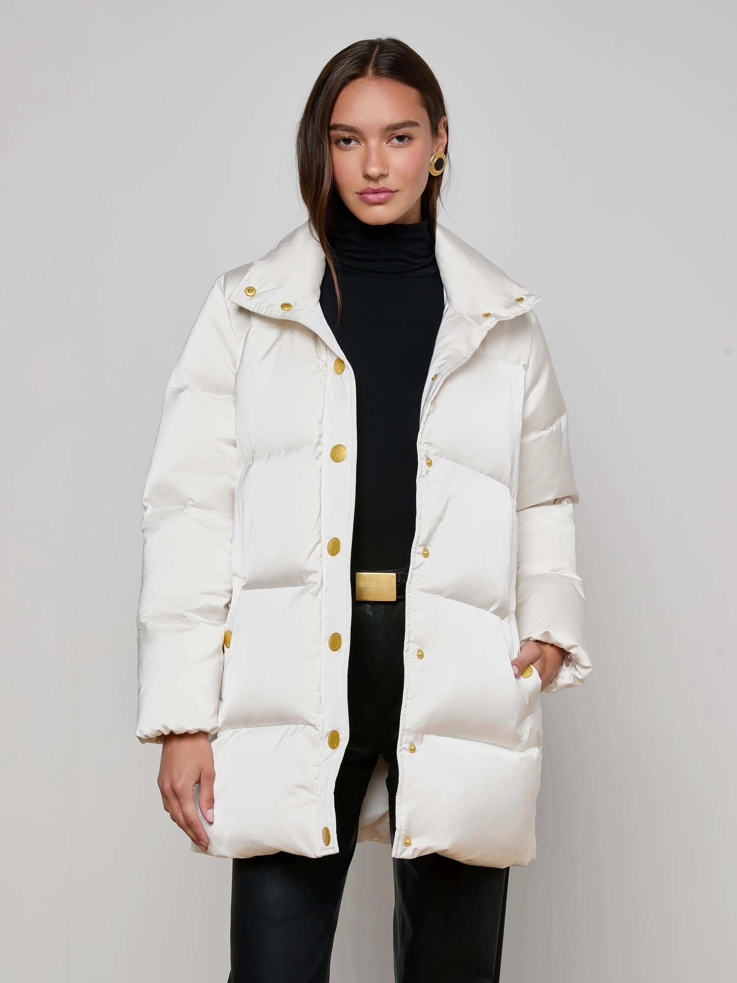 Loretta Puffer Coat Many Pockets