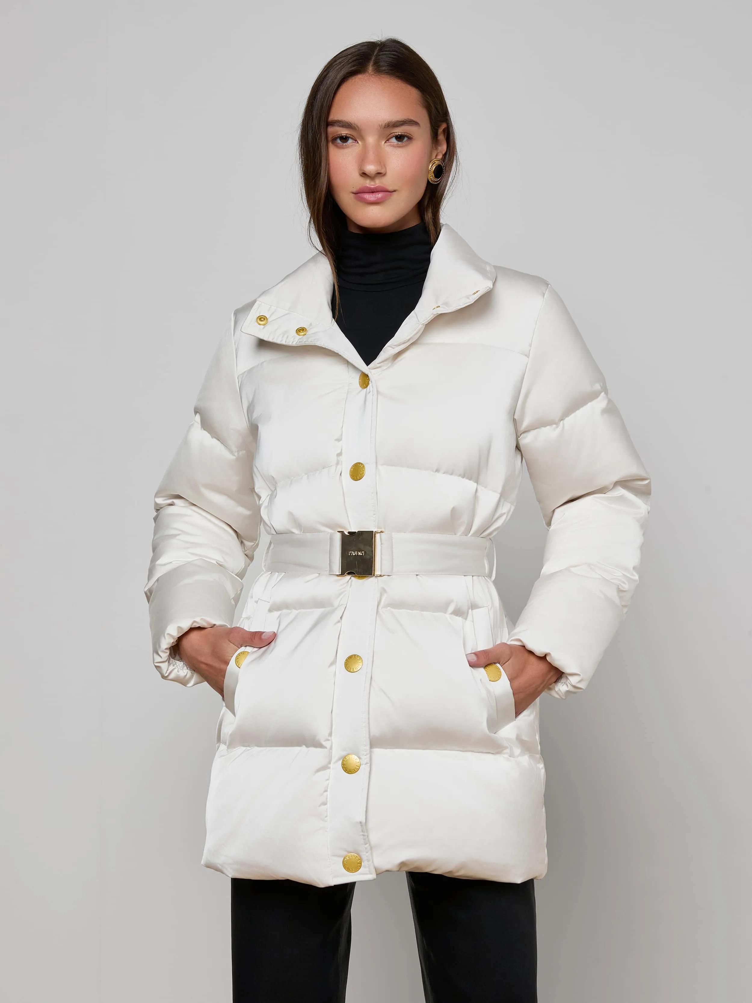 Convertible Silhouette High Visibility Trims Loretta Puffer Coat