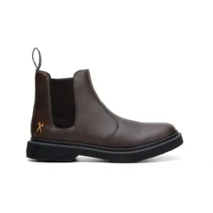 Performance Focus Seamless Comfort Trail Exploration 'Brick Lane' Vegan Chelsea Boot by King55 - Espresso