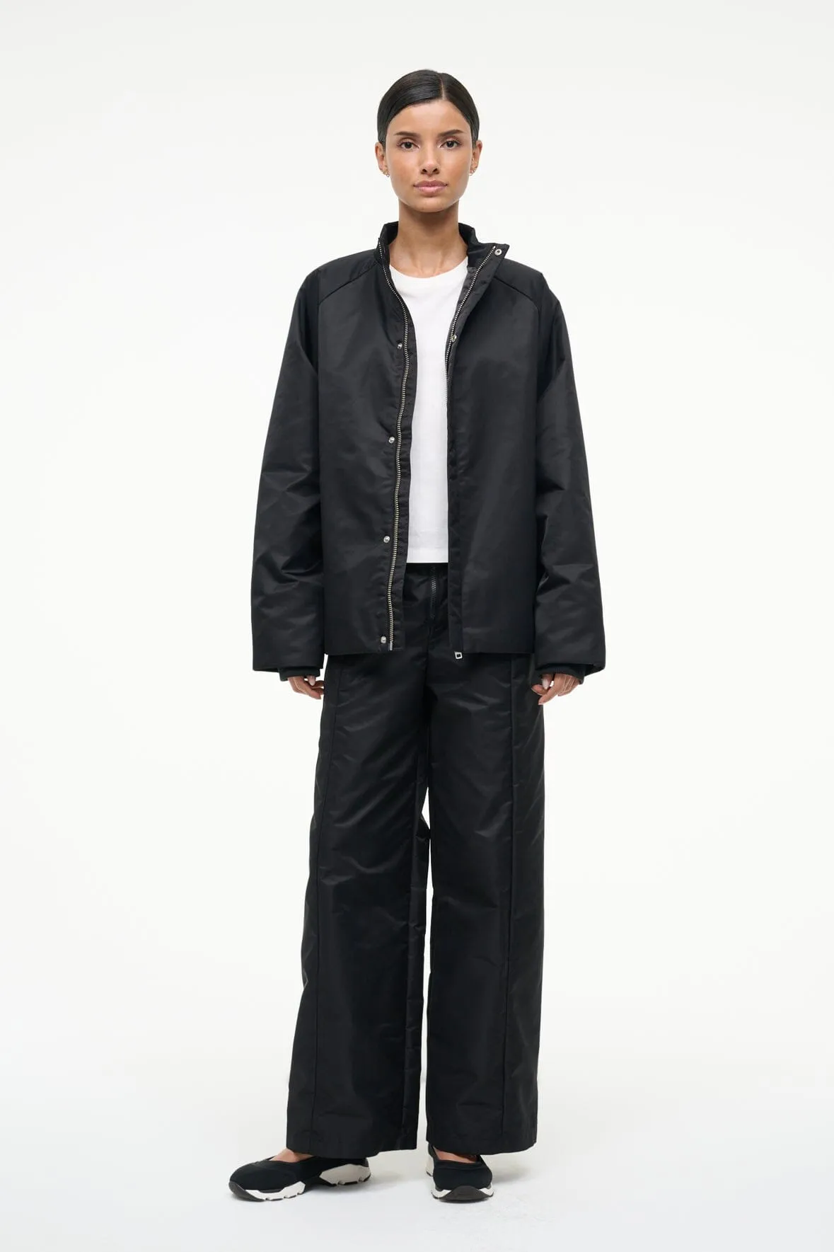 TearResistant Reinforcements snap closure CAL JACKET | BLACK