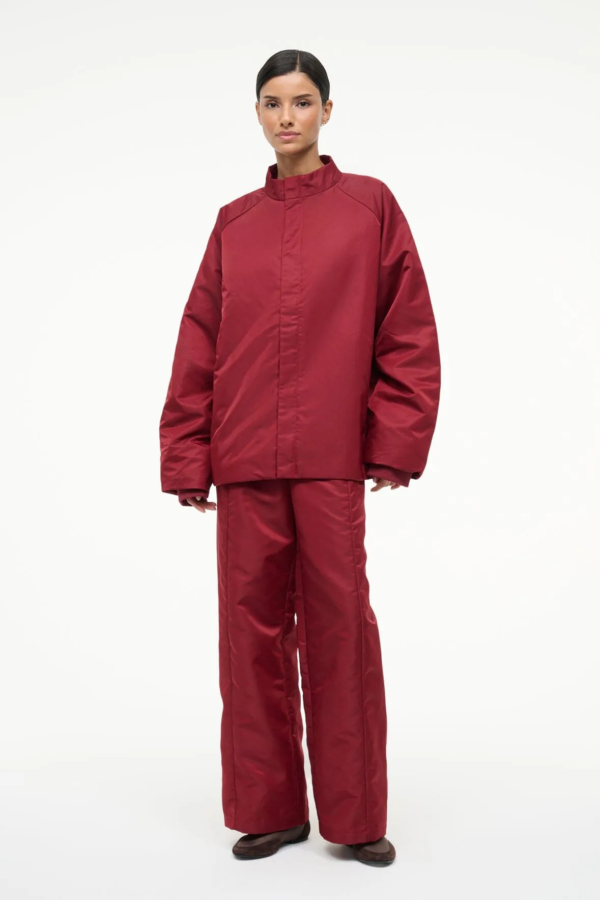 Waterproof Coating CAL JACKET | DEEP RED