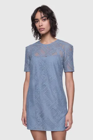 Cara Lace Short Sleeve Dress Flattering Look Fit Family Warm