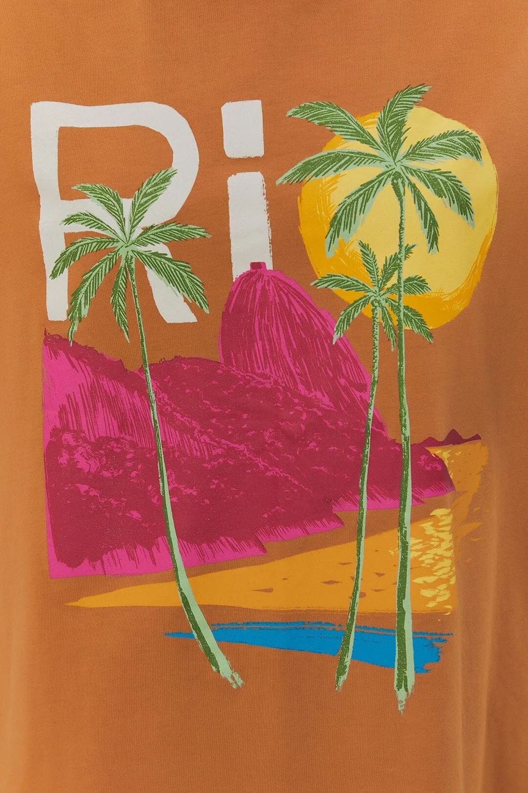 Caramel Rio Organic Cotton Relaxed T-Shirt teenagers'