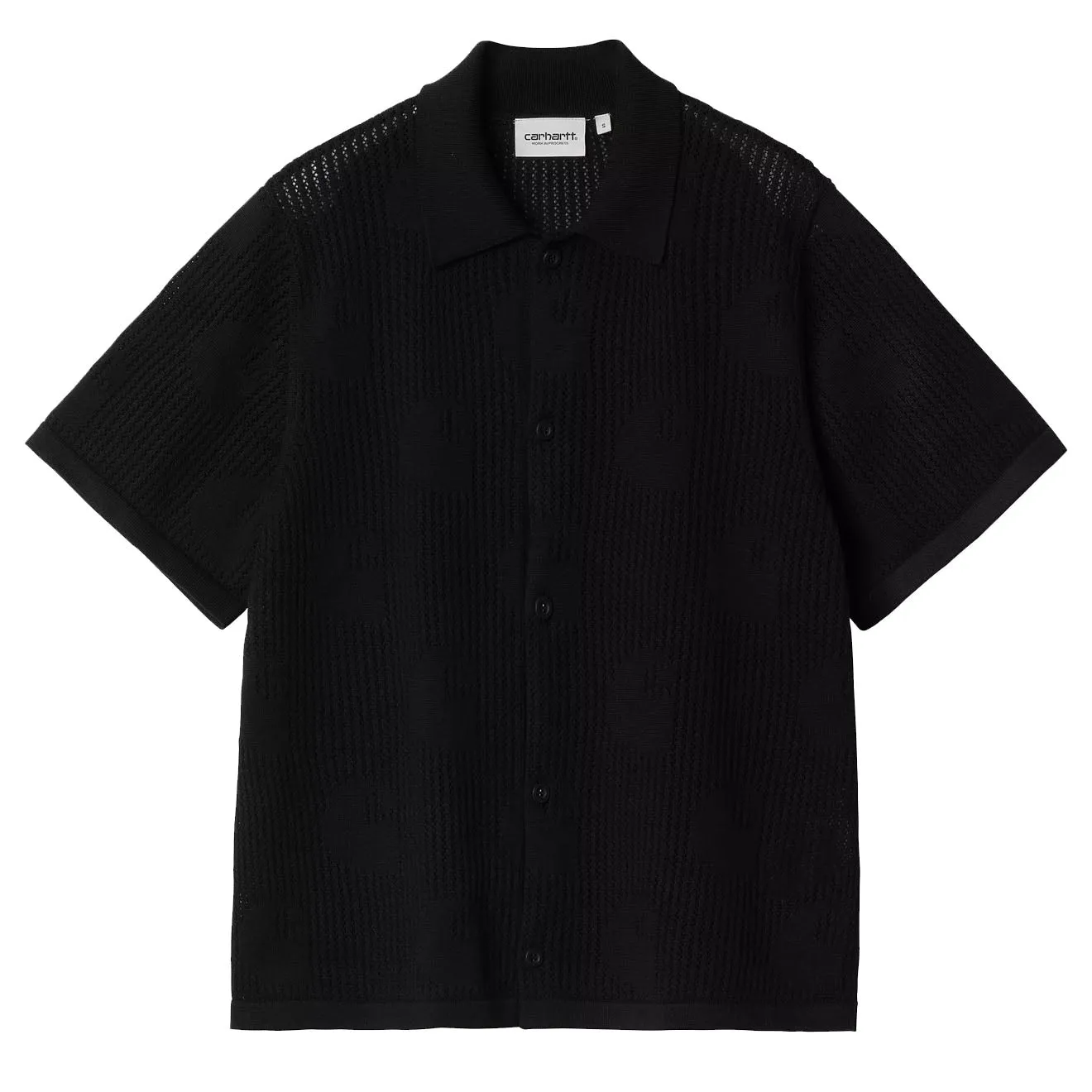 Trust Glow Carhartt WIP We S/S Temple Knit Shirt Black