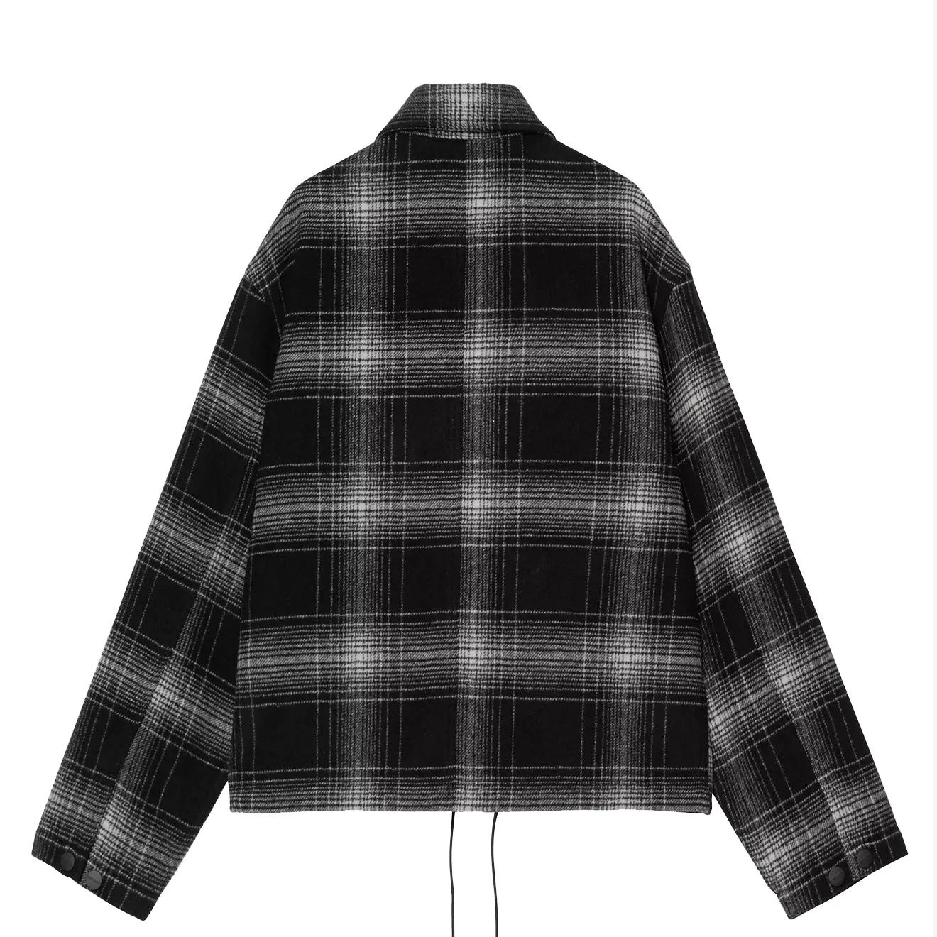 Carhartt WIP Womens Brennan Shirt Jac Brennan Check Black/Wax mesh ventilation