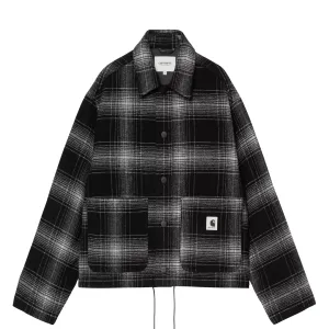 ZeroWasteProduction Weekend Style Carhartt WIP Womens Brennan Shirt Jac Brennan Check Black/Wax
