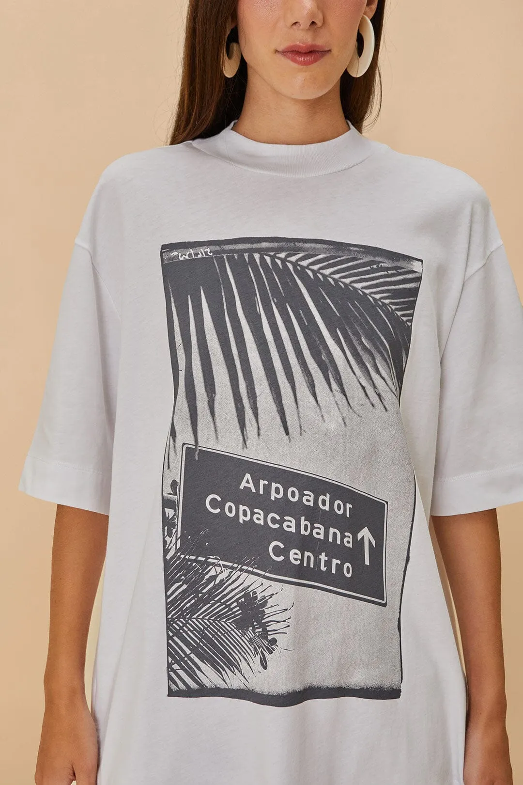 Carioca Postcard T-Shirt Soft touch finish Modern Simplicity