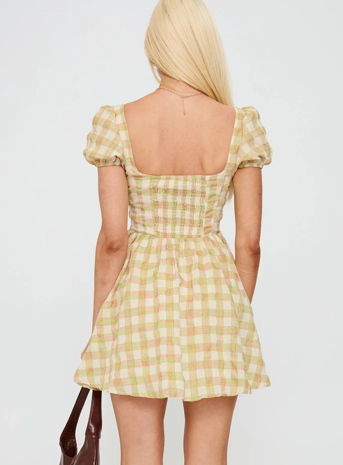 Cartmel Puff Sleeve Mini Dress Multi flattering appearance